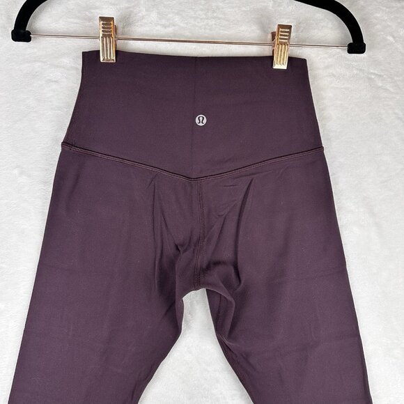 Lululemon Align High Rise Pant 20” Plum Purple 4 Nulu Leggings Yoga Athleisure - Picture 6 of 9